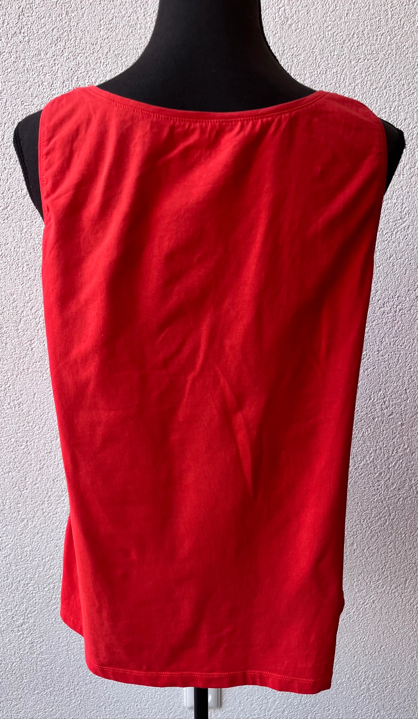 🌺 𝒎𝒛 | Zeeman Top Rouge Femme | Stretch Coton | Taille 48 | Plus Size ❤️🇫🇷 – photo 6
